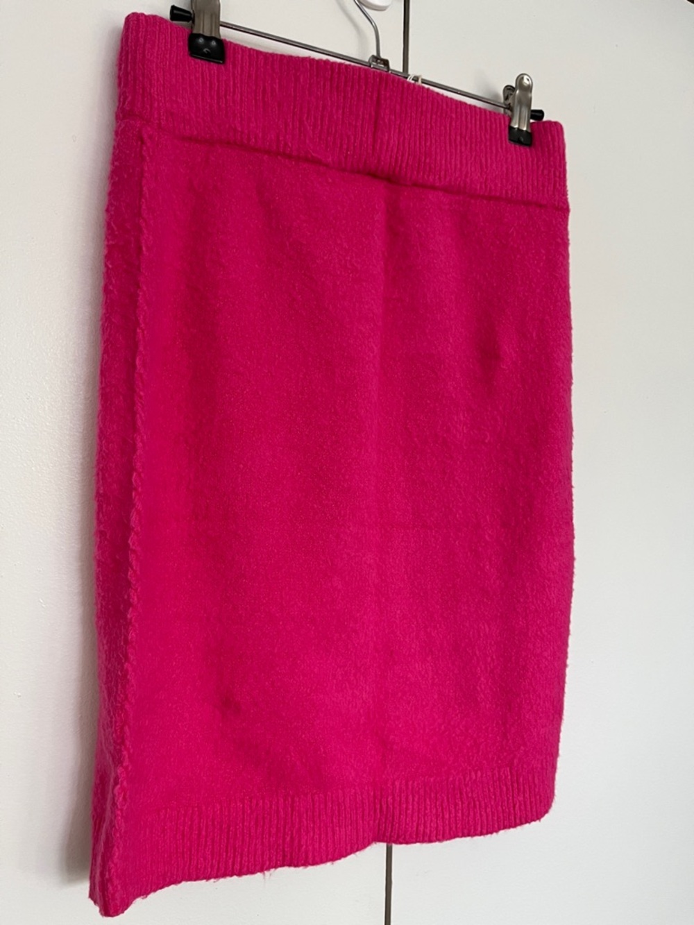 Helmut Lang Textured Knit Pencil Skirt size Small Barbie Pink NWT $225 retail - Picture 3 of 15